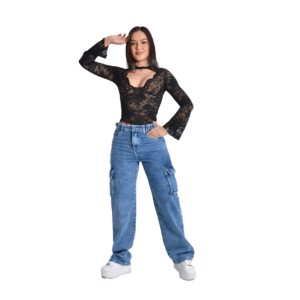 JEAN CARGO AZUL OSCURO