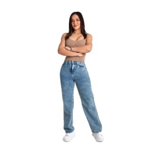 JEAN WIDE LEG BOTA RECTA