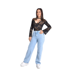 JEAN WIDE LEG BOTA RECTA